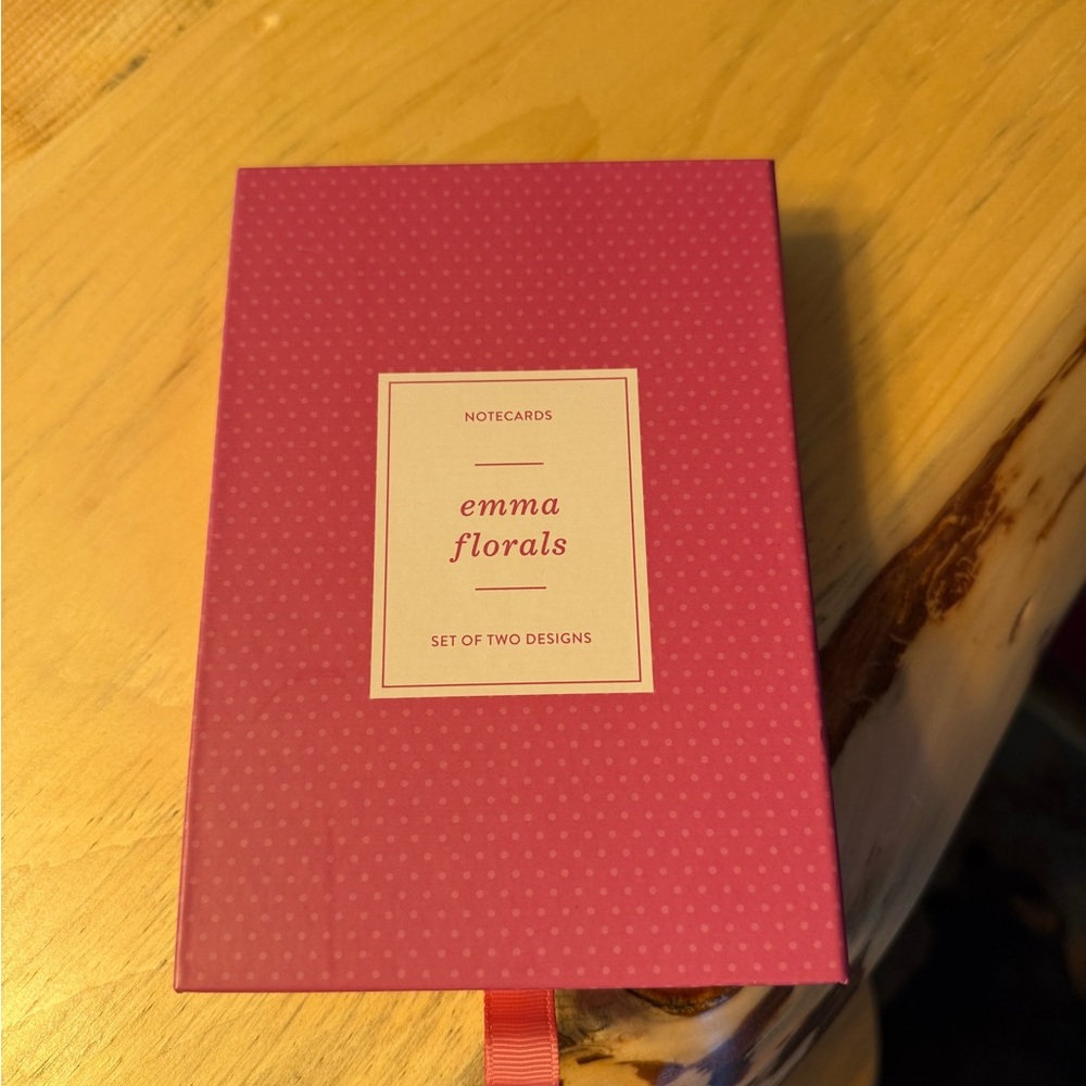 Fringe Studio Pink Floral Notecard Set